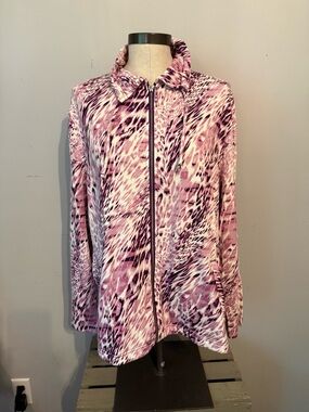 NWT - Weekends By Chico’s - Animal Print Jacket